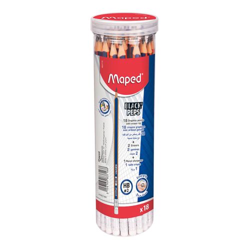 Blackpeps Tube 18-Piece Set with Sharpener