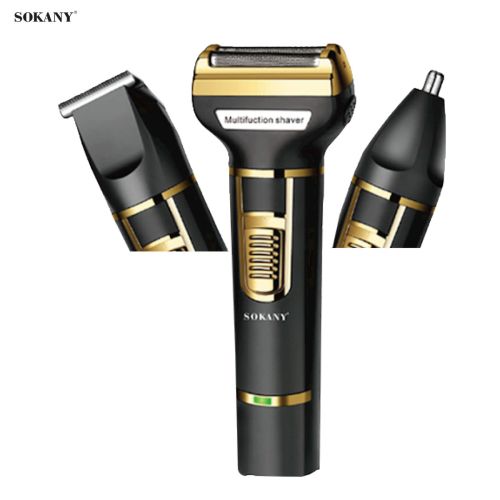 ماكينة حلاقة متعددة الوظائف من سوكاني مع مشذب شعر الأنف والأذن 9942